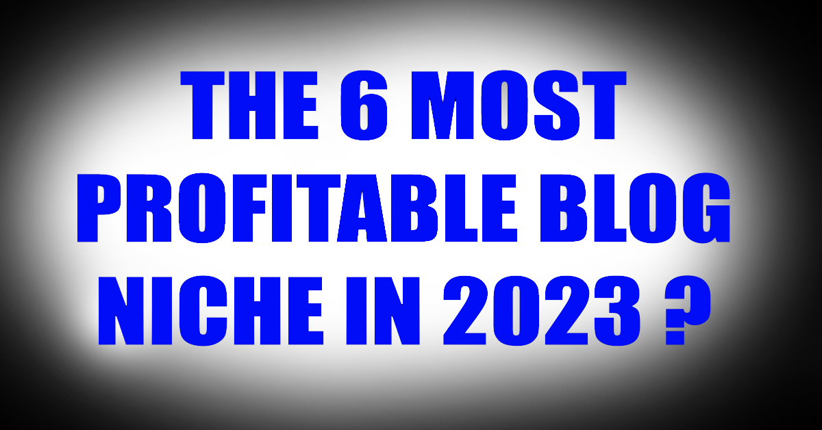 Most profitable blog niche