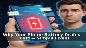 why phone battery draining fast